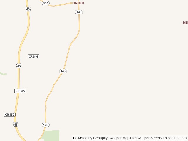 Map for 2017 Forest River RV Wildcat 29RLX near Quitman, MS