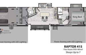 2021 Keystone RV Raptor 415
