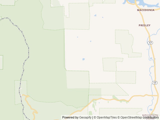 Map of Hiawassee KOA Holiday location at Hiawassee, GA, United States