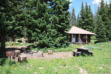 Little Brooklyn Lake Guard, picnic area, and fire pit
