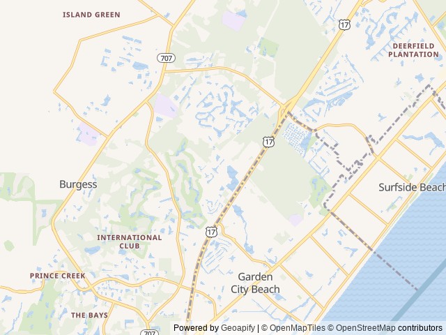 Map for 2025 Coachmen RV Apex Ultra-Lite 266BHS - "Trey" near Murrells Inlet, NC