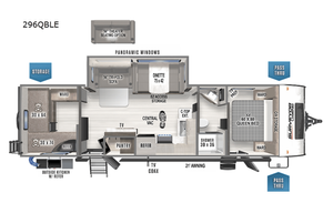 New 2023 Surveyor Bunkhouse with 4 bunks
