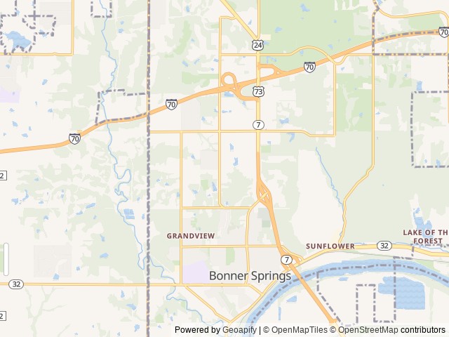 Map for 2017 Catalina Legacy 263RLS near Bonner Springs, MO