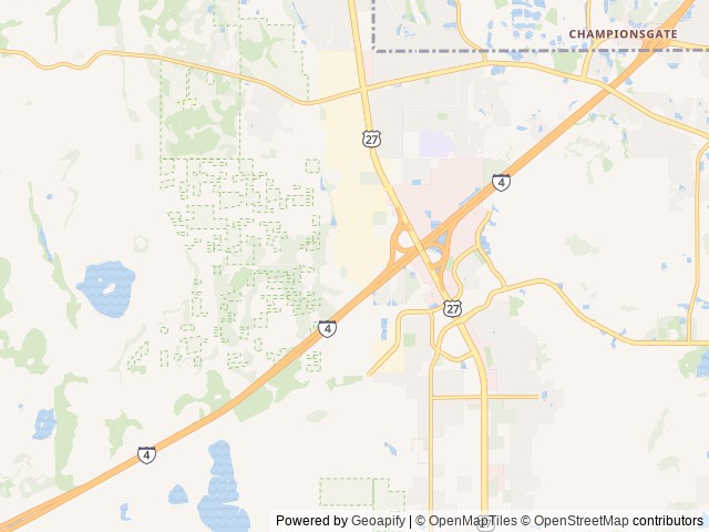 Map of TMW Themeworld location at Davenport, FL, United States