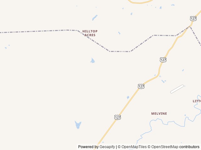 Map of Tennessee Cumberland Plateau Campground location at Crossville, TN, United States