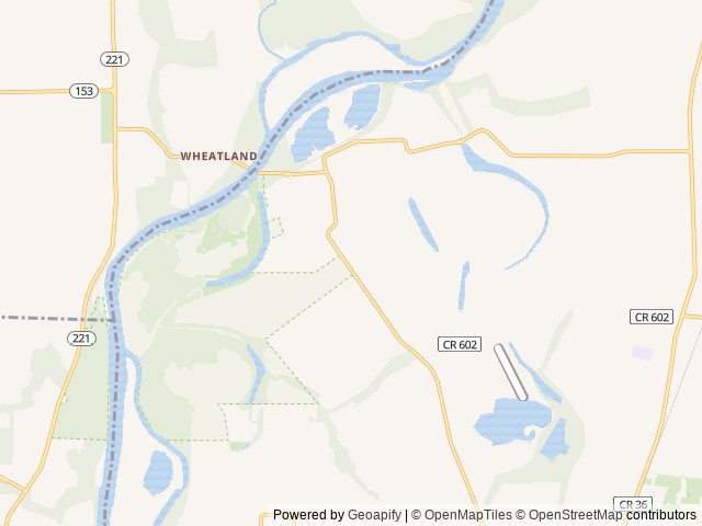 Map of Willamette Mission State Park location at Gervais, OR, United States