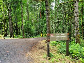Ivan Oakes Campground entrance
