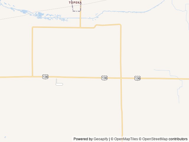 Map of Evening Star Resort location at Topeka, IL, United States