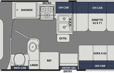 2022 Coachmen RV Freelander 27QB Ford 350