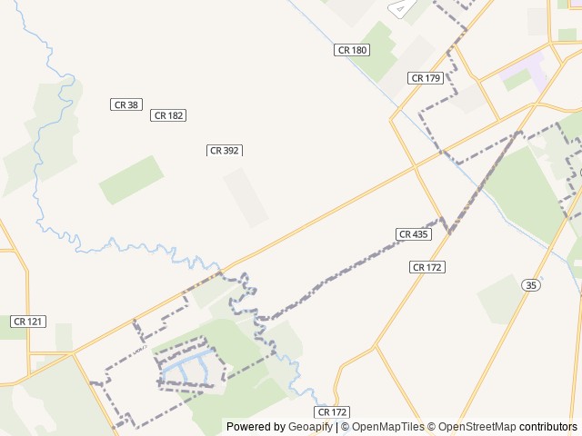 Map of Terry's Country RV Park location at Alvin, TX, United States