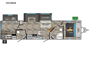 2023 CrossRoads RV Cruiser Aire CR33BHB