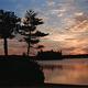 Community event / cookout with campers and RVs visible — shows on-site social events and the campground's family atmosphere.