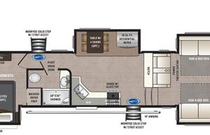Large Front Living Family Camper