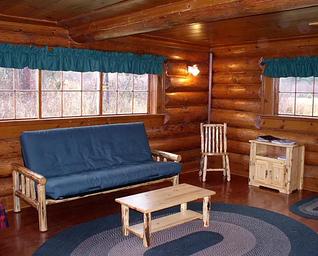 Living Room Futon couch/queen size bed