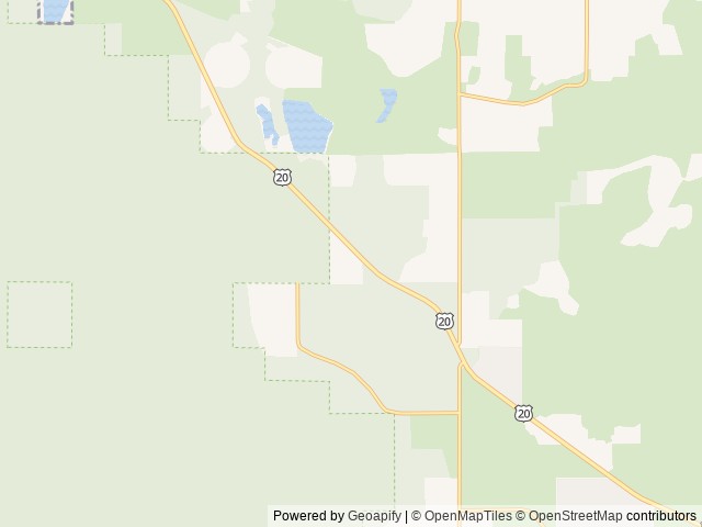 Map of Bend/Sisters Garden RV Resort location at Bend, OR, United States