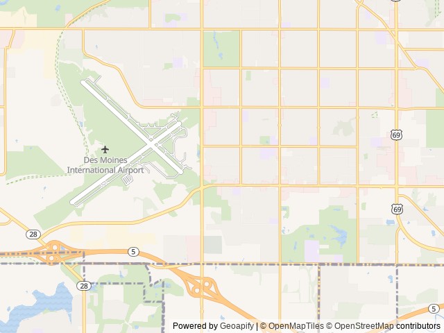 Map for 2023 Fuzion 379 near Des Moines, IA
