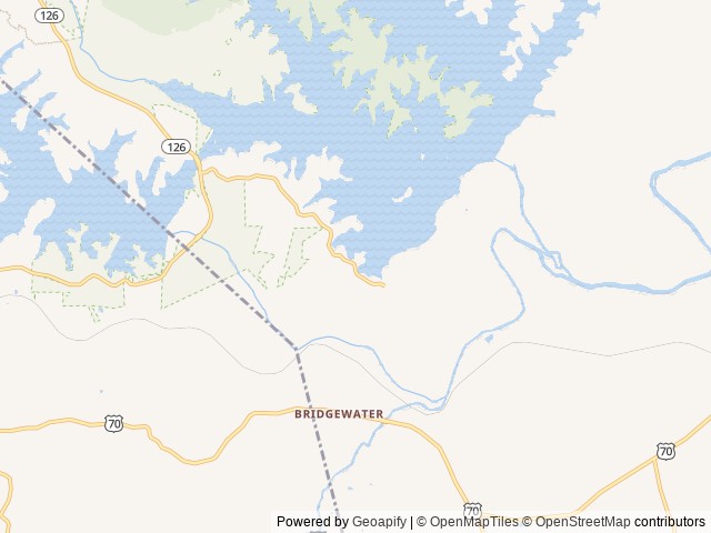 Map of Lake James Camping Resort location at Nebo, NC, United States