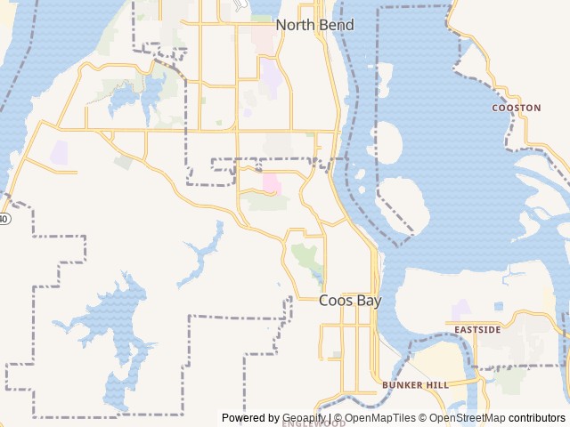Map for 2019 Forrest river Wildwood fsx plus near Coos Bay, OR