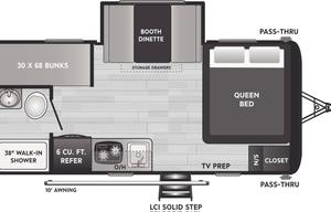 2022 Keystone RV Hideout Single Axle 176BH