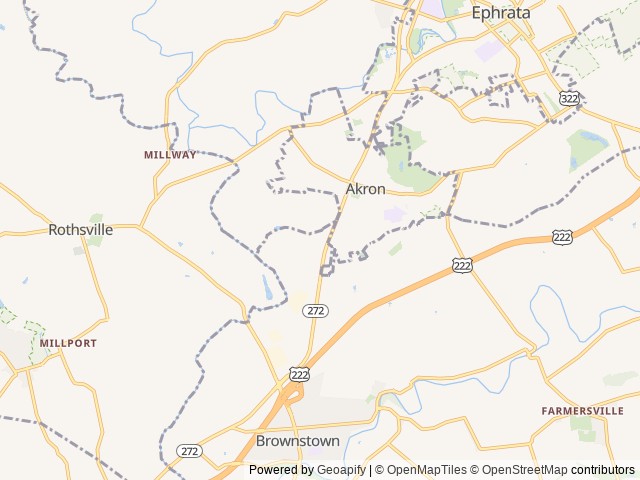 Map for "Ruff  n'  It"  is ready for YOU to Relax!! near Ephrata, PA