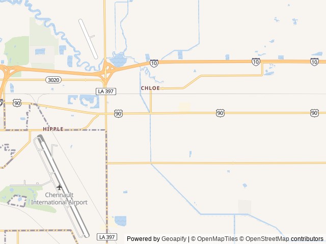 Map of Bent's RV location at Boutte, LA, United States