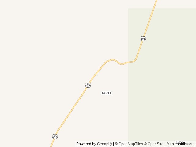 Map of Shash Dine' EcoRetreat location at Page, AZ, United States