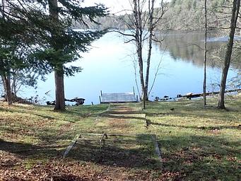 Dock at Spearhead Point Shelter