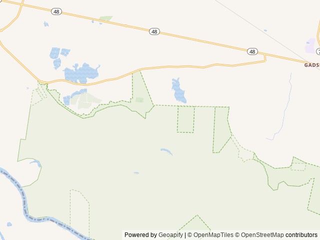 Map of Bluff Hike in Camping location at Hopkins, SC, United States