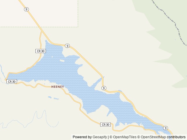 Map of Cow Creek South location at Silverthorne, CO, United States