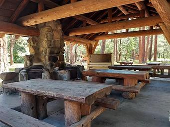 Inside view of shelter