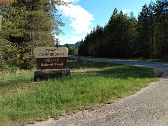 Edgewater Campground Entrance