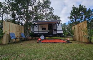 New 2025 RV Stationary. Rural area.