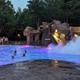 Pool at night
