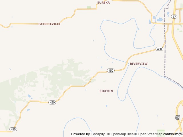 Map for 2019 Forest River RV Cherokee Grey Wolf 23MK near Bedford, IN
