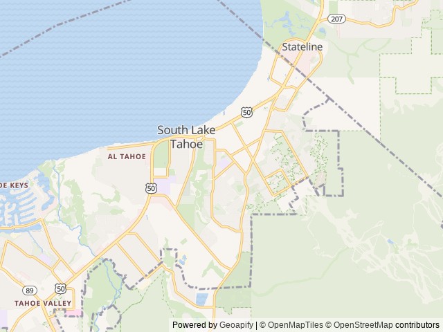 Map for DELIVERY ONLY 2012 Itasca Impulse 31C near South Lake Tahoe, CA