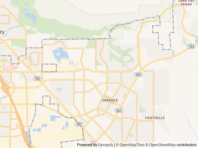 Map for Fully Loaded Thor Sequence 2023 "Onyx" near Henderson, NV