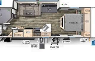 2024 FR Grey Wolf 26DBH (7746) Winter Haven