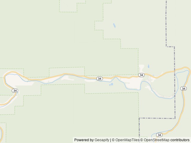 Map of River Edge location at Alsea, OR, United States