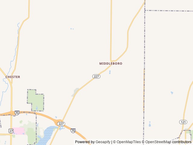 Map of Grandpa's Farm RV Park location at Richmond, IN, United States