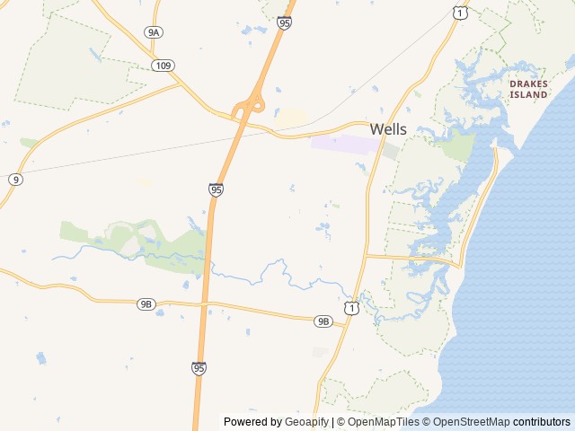 Map of Sea-Vu West RV Resort location at Wells, ME, United States
