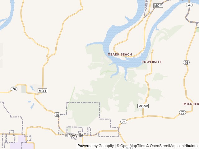 Map for 2019 Forest River RV Flagstaff Shamrock 233S near Branson, MO
