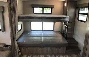 Smoky MTN Family Fun Bunkhouse Trailer (sleeps 8)