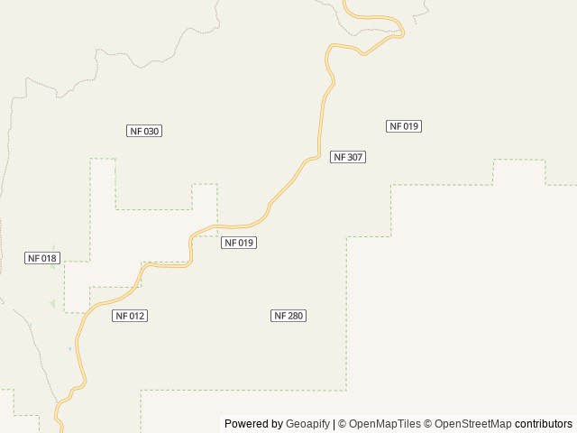 Map of Aspen Cabin (Fremont-winema National Forest, OR) location at Lakeview, OR, United States