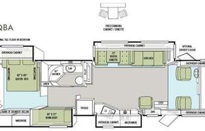 * 2013 Tiffin Allegro Open Road qba with BUNKS *