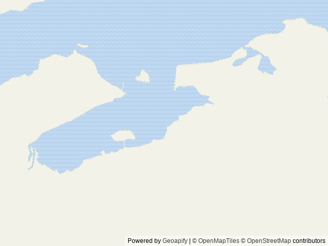 Map of Appleton Cove Cabin location at Sitka, AK, United States
