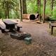 Picnic area in Yellowbottom Recreation Site