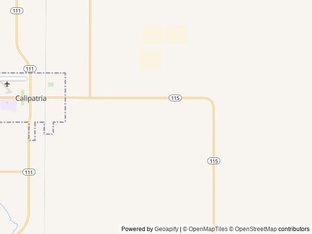 Map for 2008 Keystone Cougar DELIVERY ONLY near Calipatria, AZ