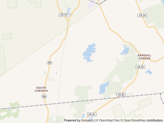 Map of Alpine Lake RV Resort location at Corinth, NY, United States