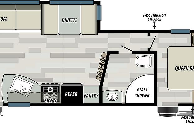 2018 Forest River Sonoma 260RLS - Entertainers Layout!