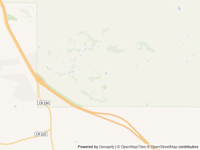 Map of Vedauwoo Tent Campground (WY) location at Laramie, WY, United States